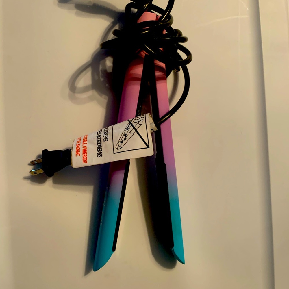 Ombré flat iron.